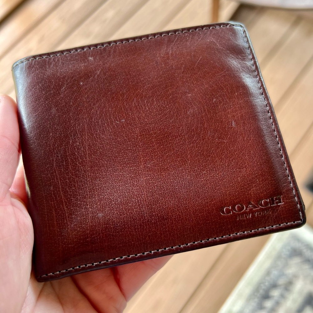 Coach Brown Leather Wallet
